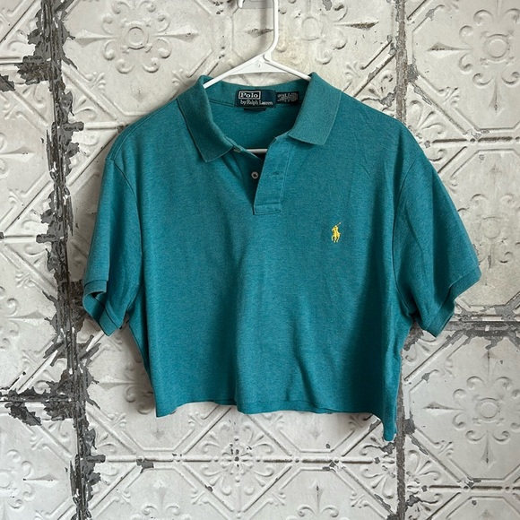 Vintage Ralph Lauren cropped boxy polo - Picture 1 of 4